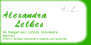 alexandra lelkes business card